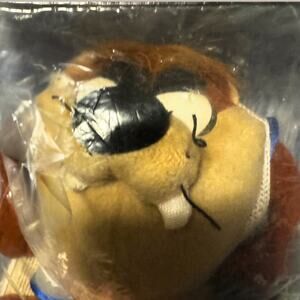 Vintage 1996 Space Jam Taz Plush Toy – Warner Bros NIB Collectible